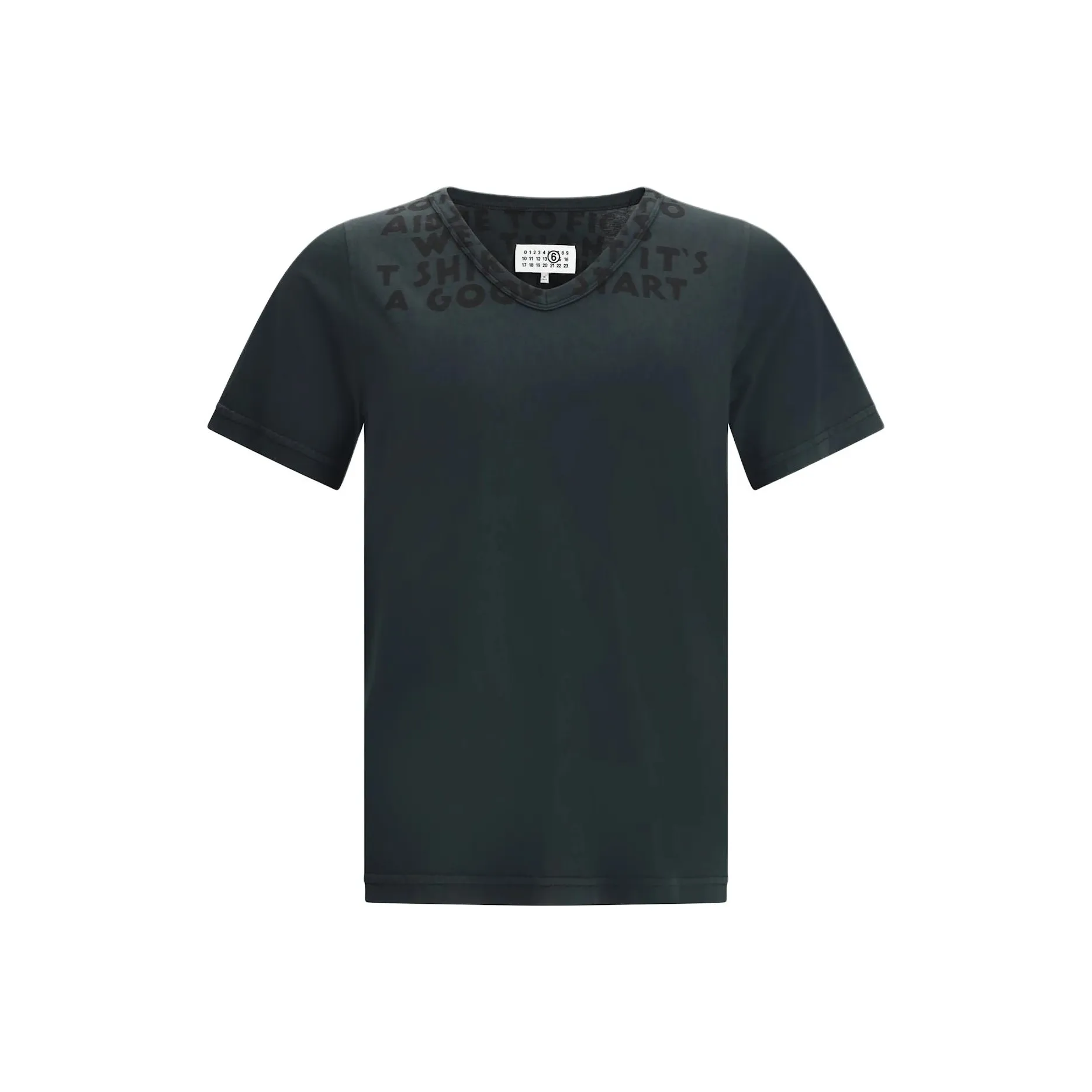 MM6 Maison Margiela Numbers print T shirt