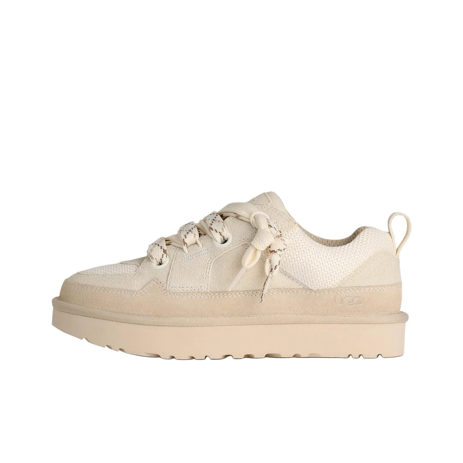 UGG Highland Low Топ Скейтборд Кроссовки Женские Жасминовый Белый