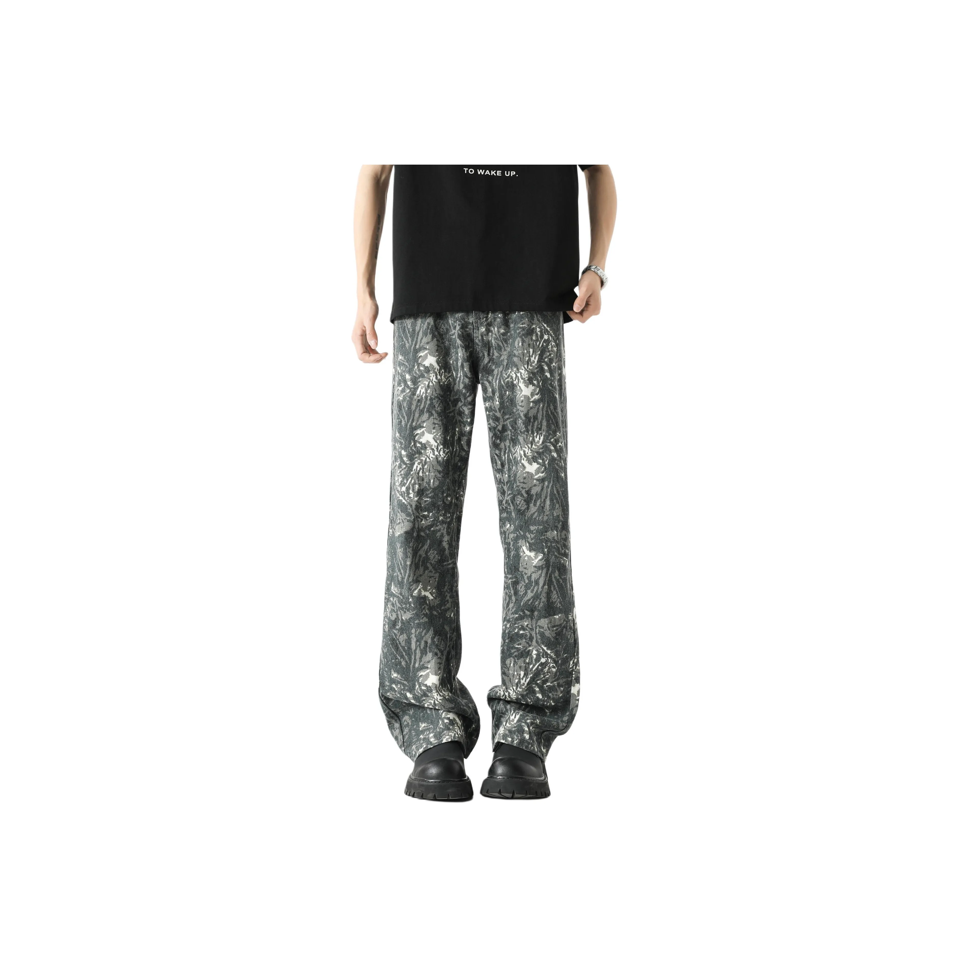 Menglaini Jeans Unisex