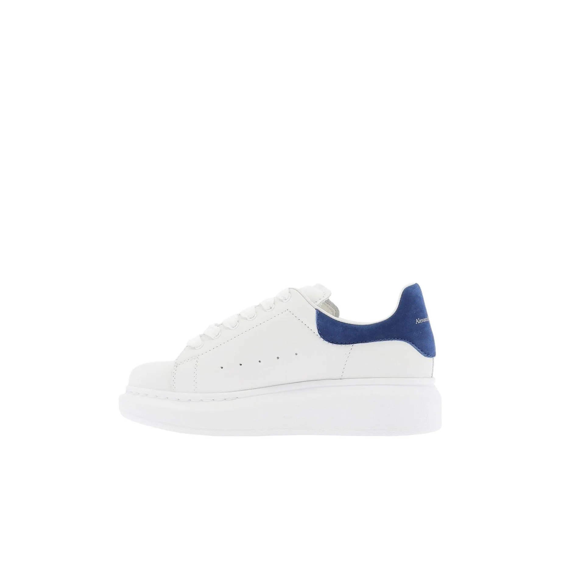 Alexander McQueen Oversized Sneaker Low Топ Стильные Скейтбординги Сине-белый Дети Возраст 3-7 лет
