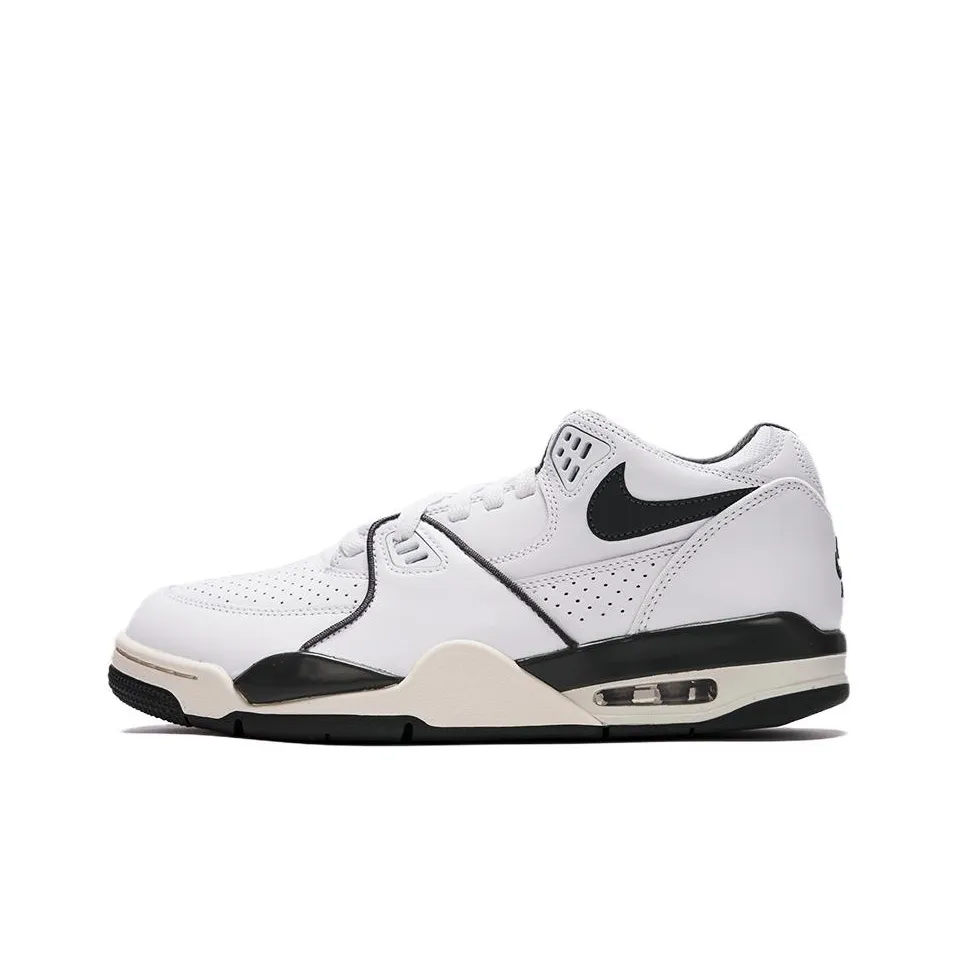 Nike Air Pilot 89 Амортизация Устойчивый к истиранию Дышащий Легкий Низкий Топ Винтажные Баскетбольные Кроссовки Мужские Белые