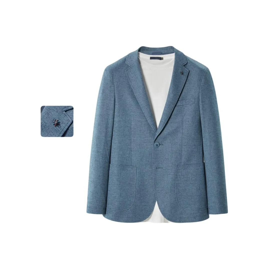 ARTSDON Light Blue Pattern Men's Business Suits ARTSDON Светло-синий узор Мужские деловые костюмы