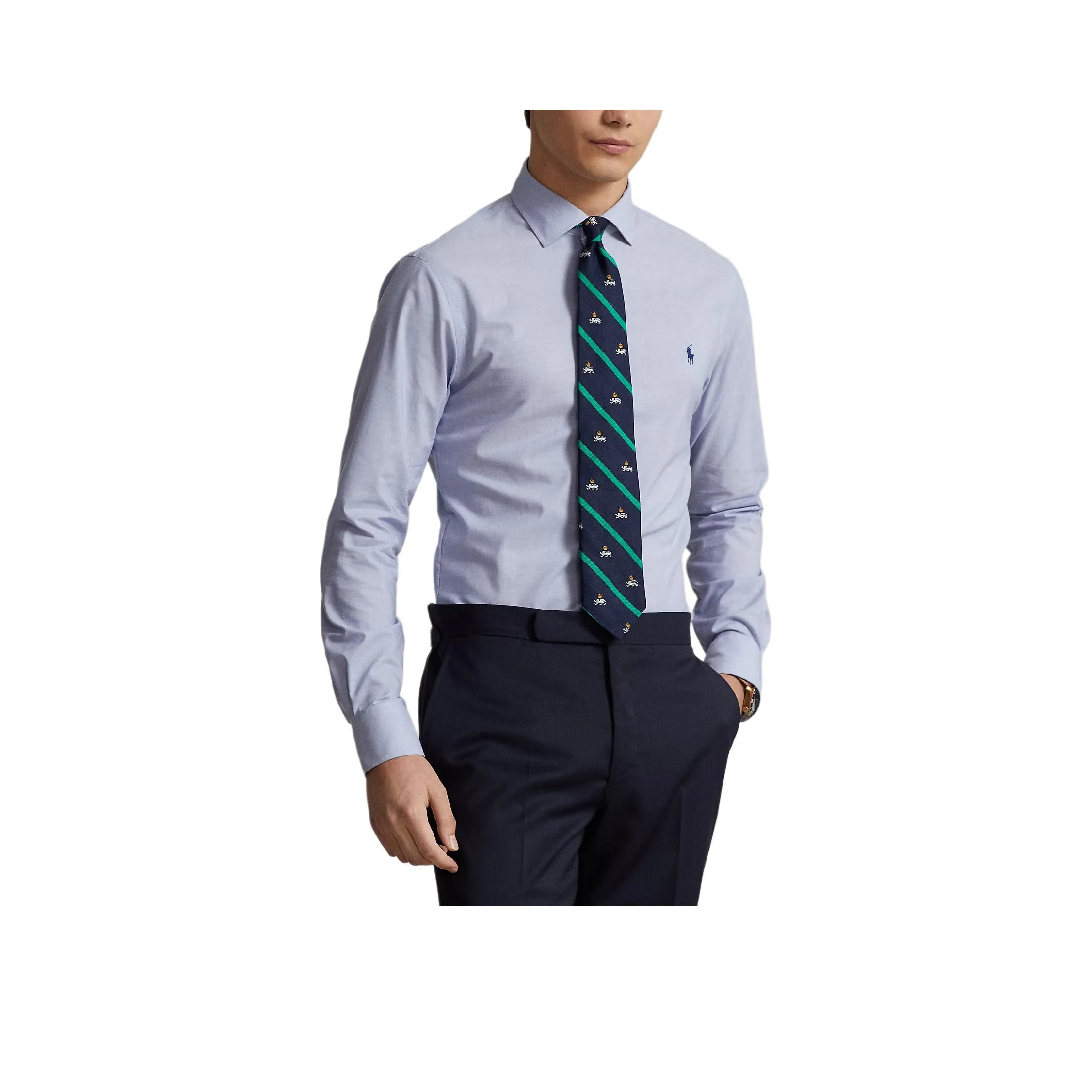 Polo Ralph Lauren Светло-Синие Мужские Рубашки