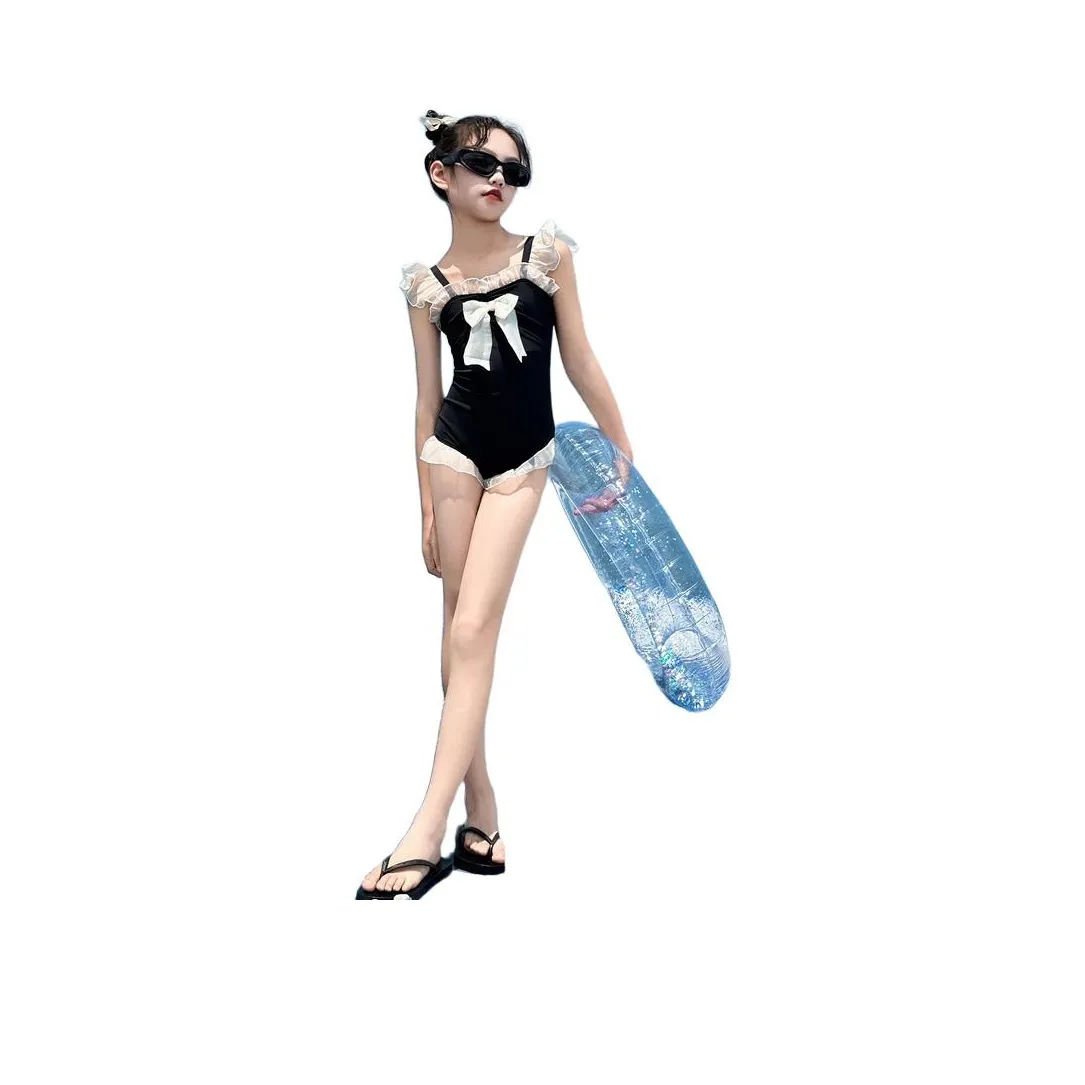 FrogPrince Детский купальник черного цвета для малышей