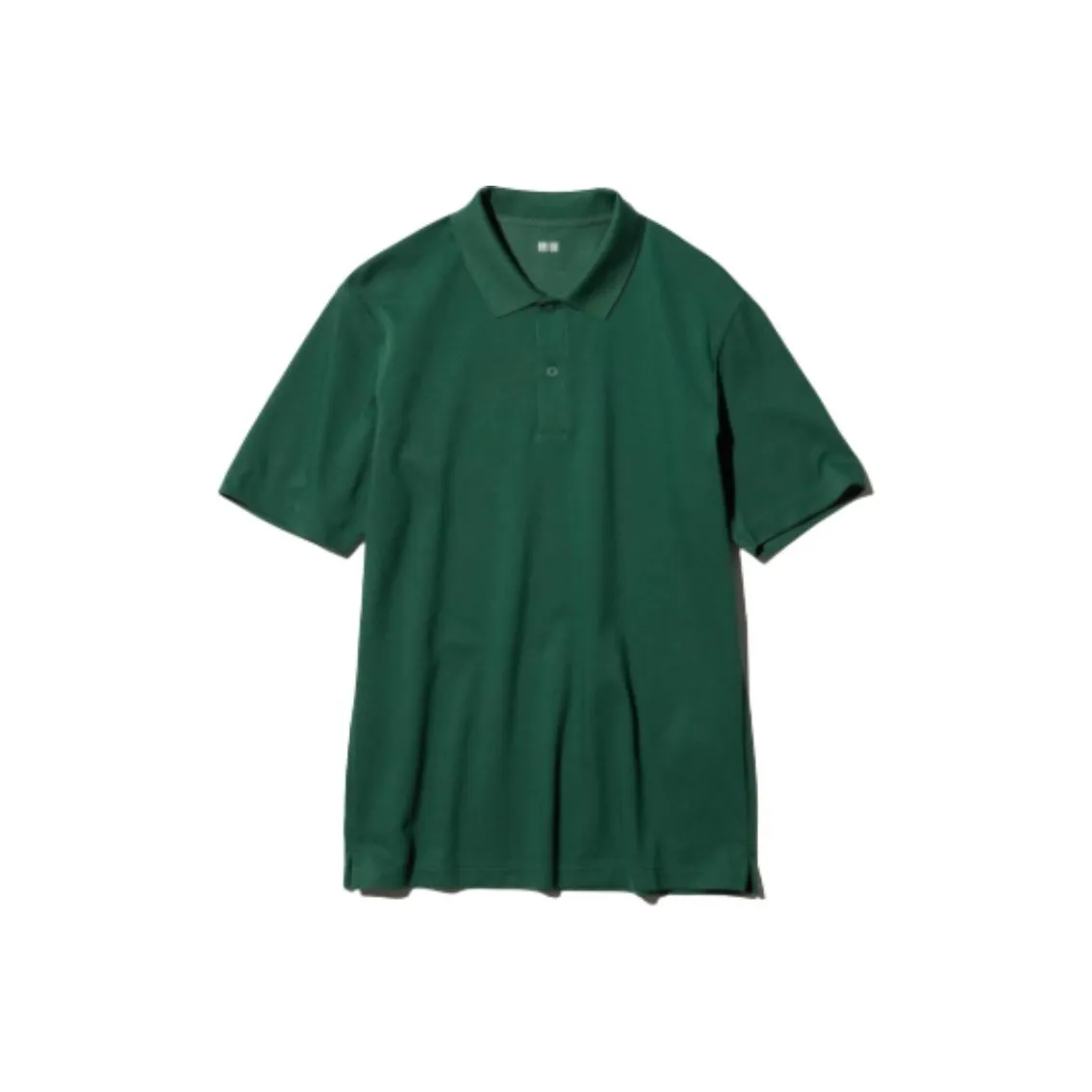 UNIQLO Поло Мужское Темно-Зеленое