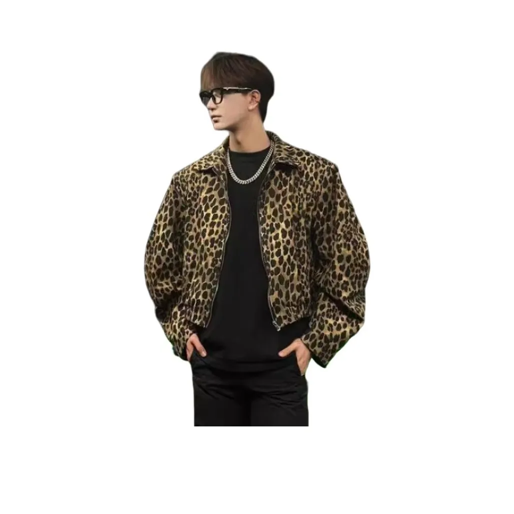 Zomuros Леопардовый принт Унисекс Куртки