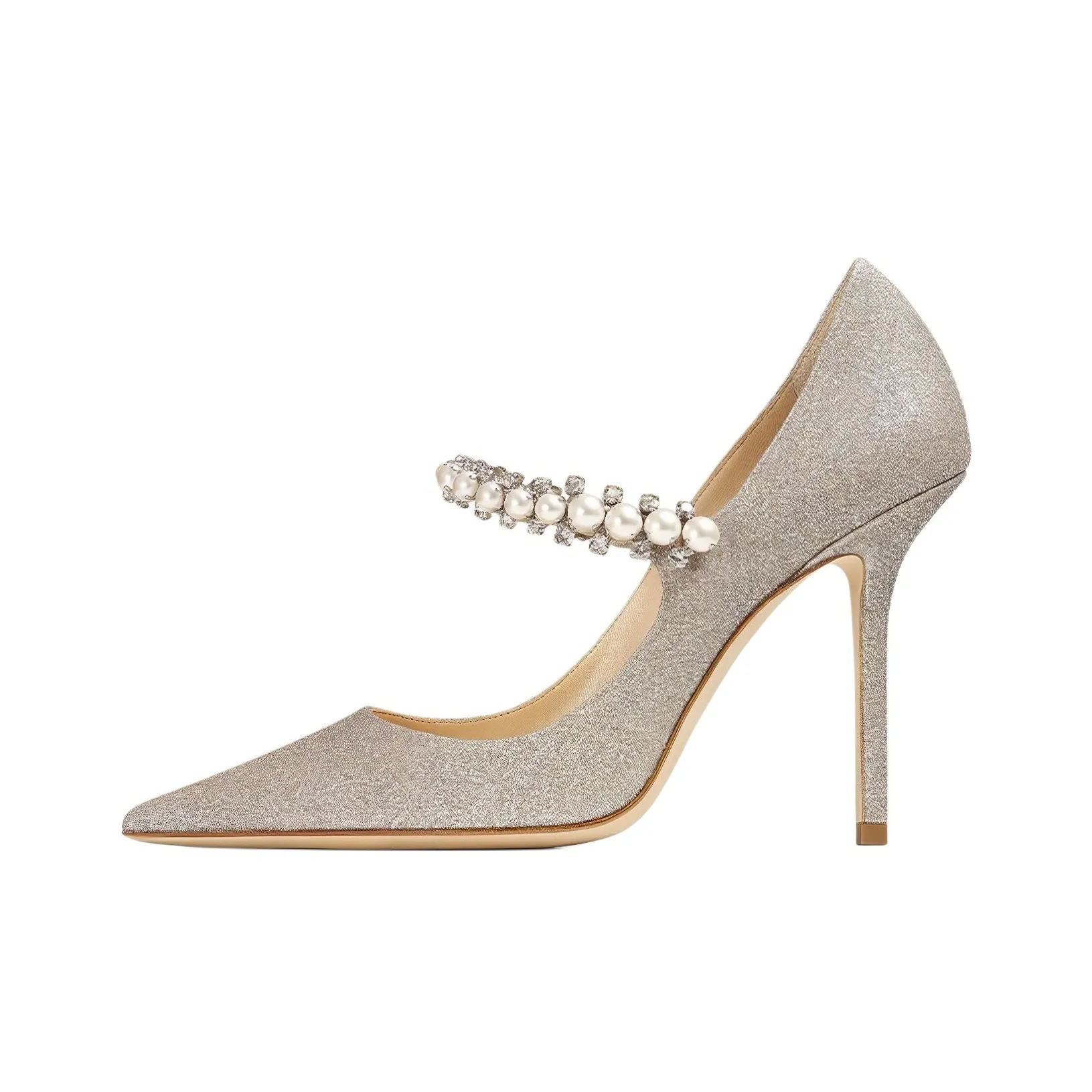 Jimmy Choo Baily 100mm Pearl-embellished Pumps