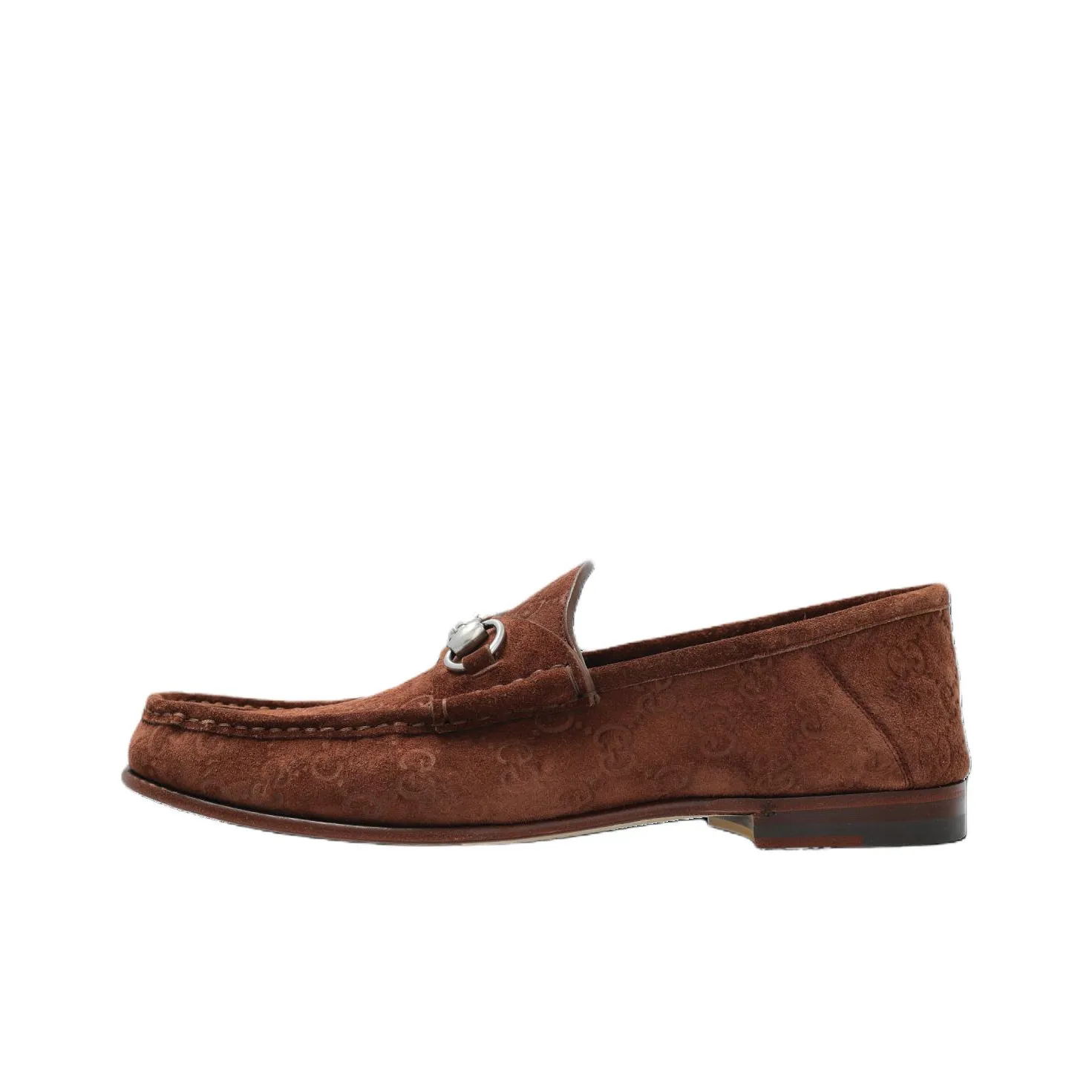 GUCCI Horsebit 1953 Loafer 'GG Suede Dark Brown'