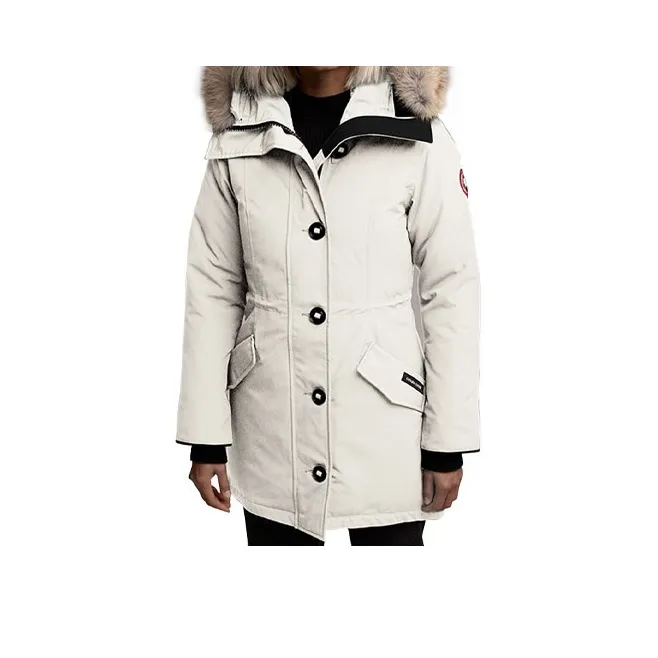 Canada Goose Rossclair Series Down Jackets Women's Dawn White