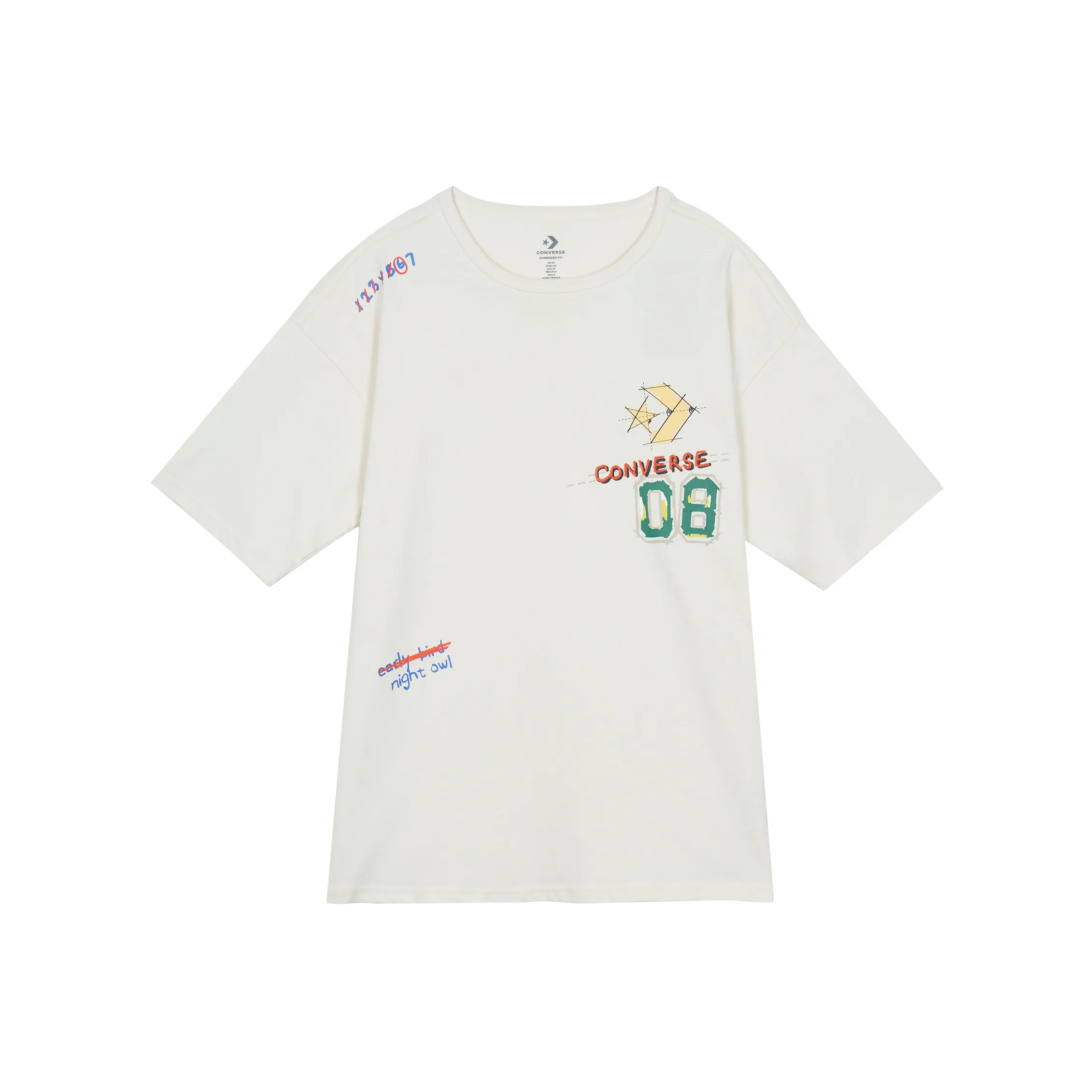Converse T Shirts Unisex White