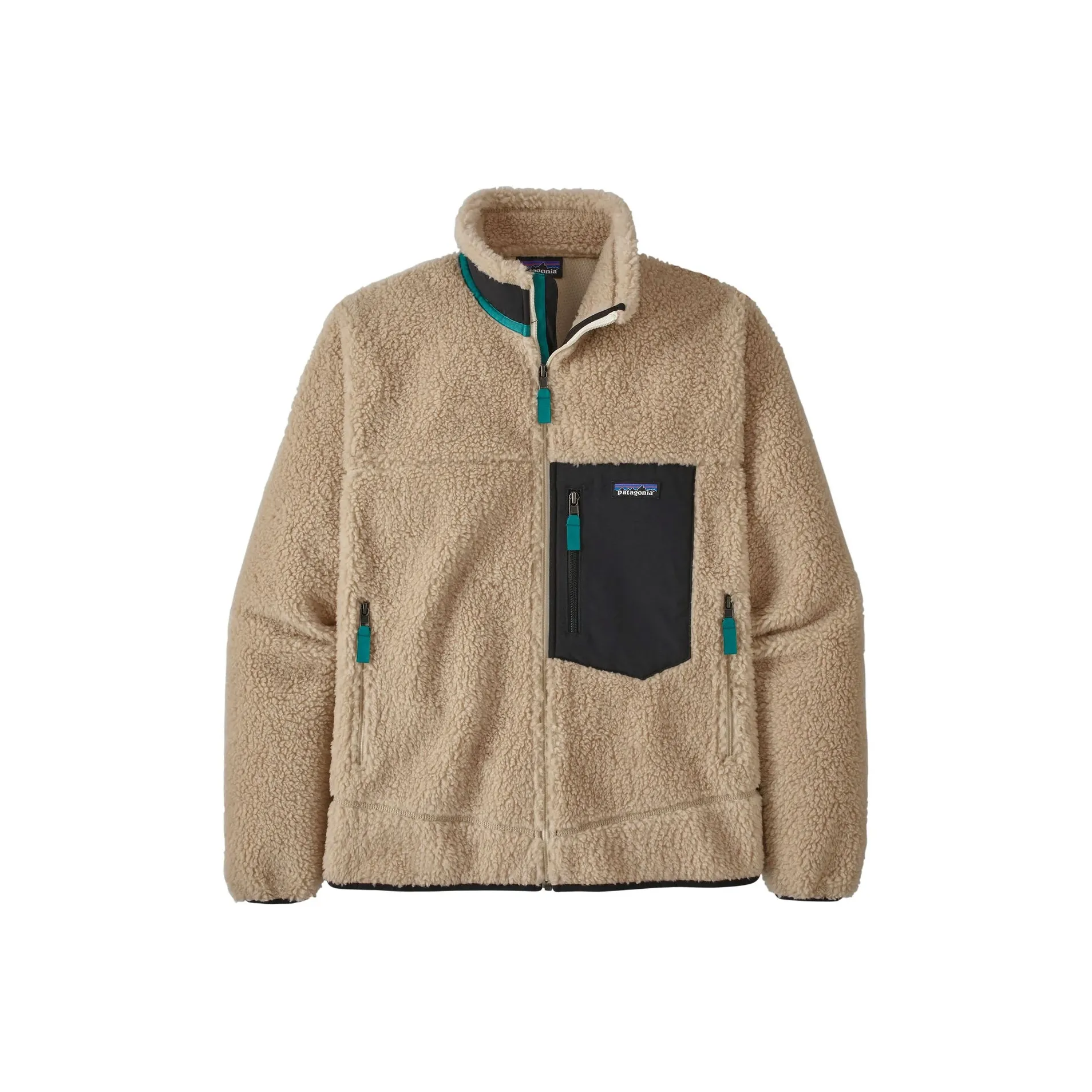 Patagonia Contrasting pocket Faux shearling Jacket