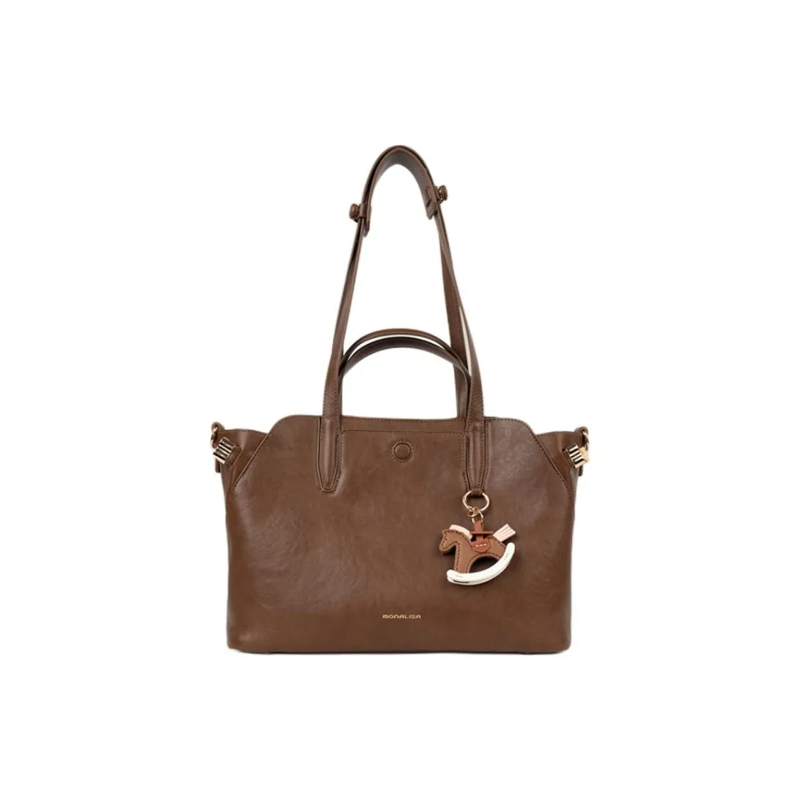 Monna Lisa Воловья кожа Кожа Одно плечо Через плечо Ручной Женские Коричневый