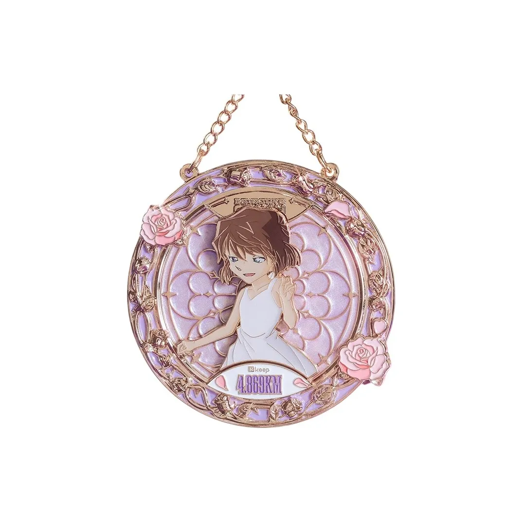 KEEP Detective Conan Case CLOSED Коллекция Медаль Ай Хайбара Белый и Фиолетовый Платья Мерч по IP