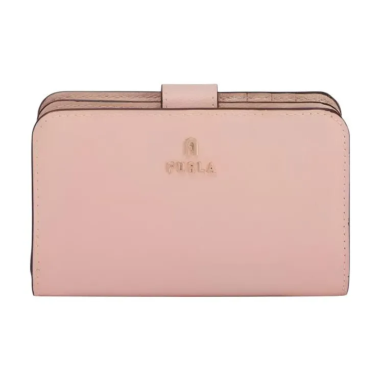 Furla Cow Leather Wallet Trumpets Women's Pink