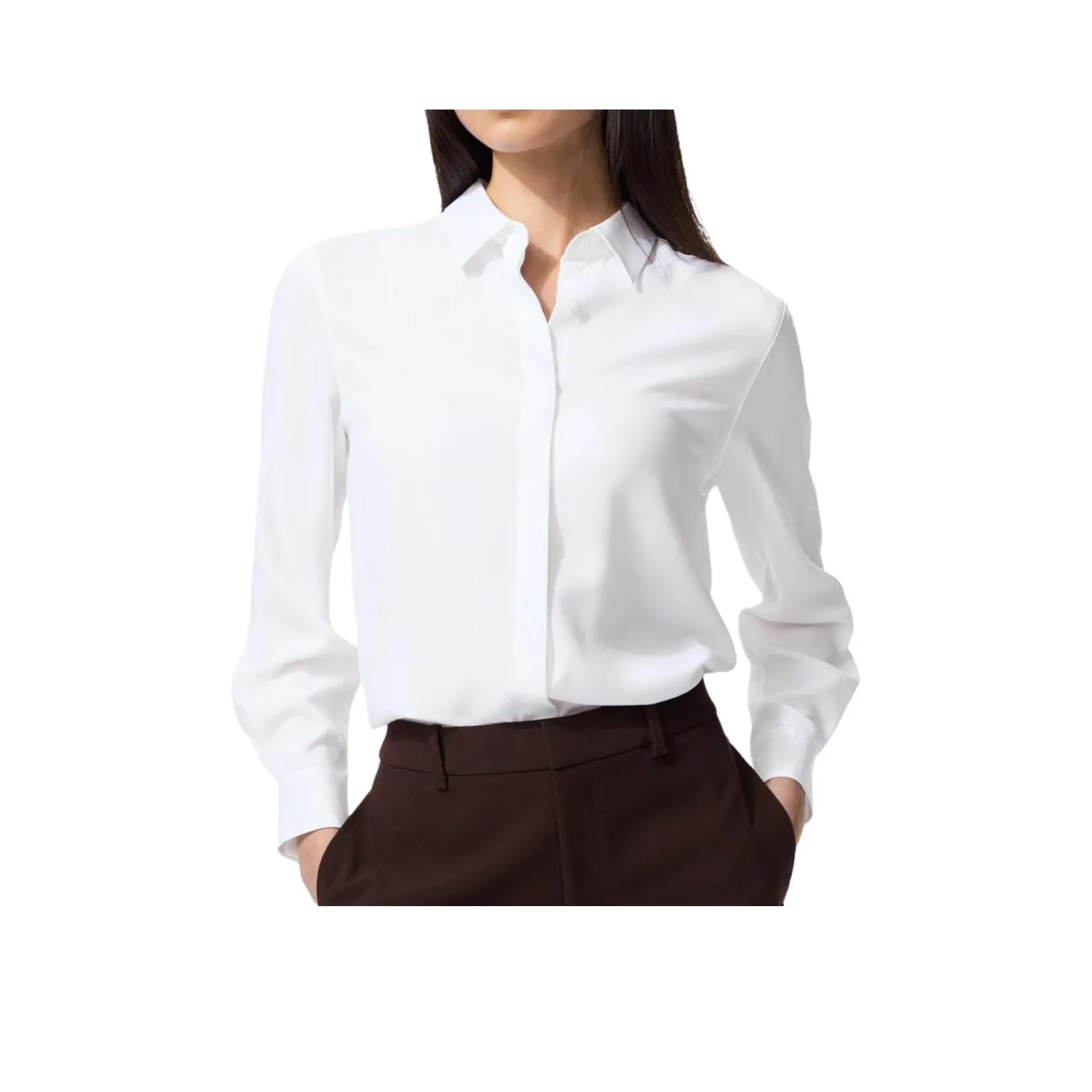 UNIQLO Белые Женские Рубашки