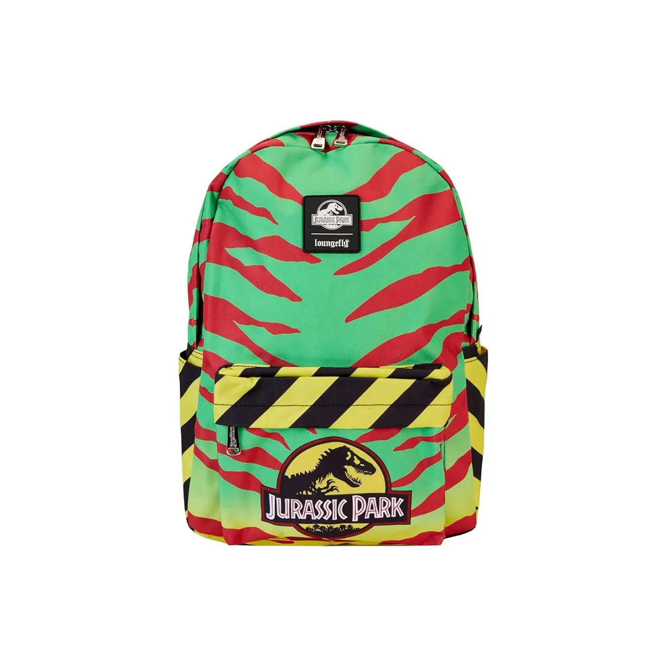 Loungefly Nylon Backpack Standard Unisex Green Red Yellow Multicolor Patchwork Лоуंгфли Нейлон Рюкзак Стандартный Унисекс Зеленый Красный Желтый Многоцветный Пэчворк