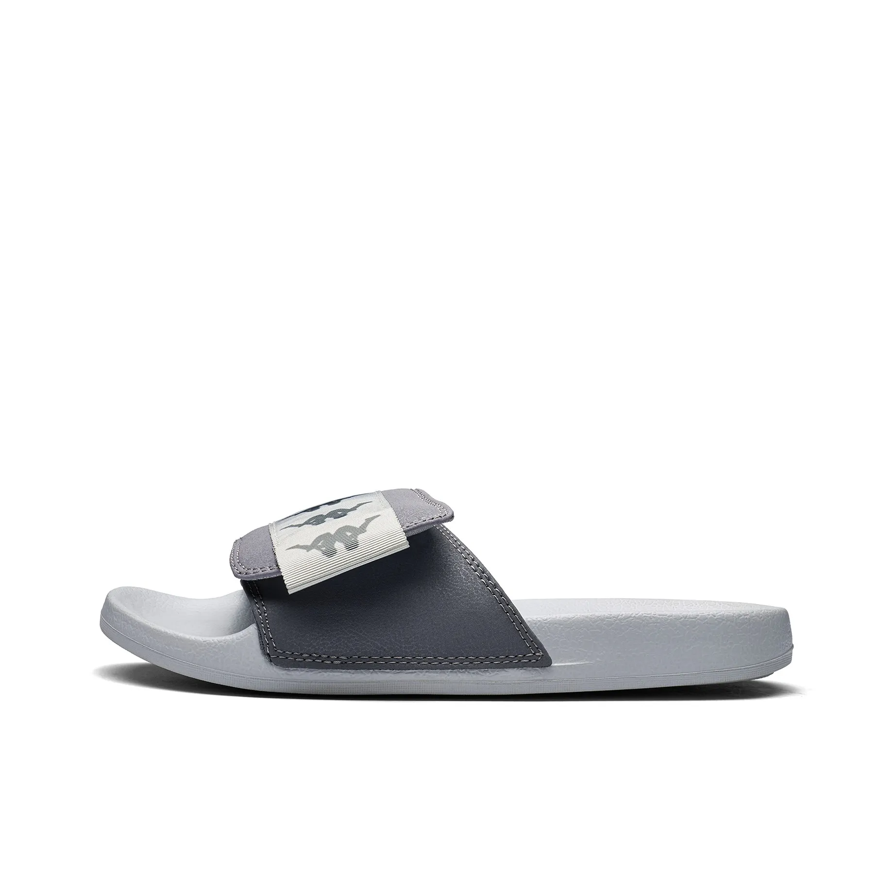 Kappa Slip Resistant Abrasion Resistant Slide Slippers Unisex Gray