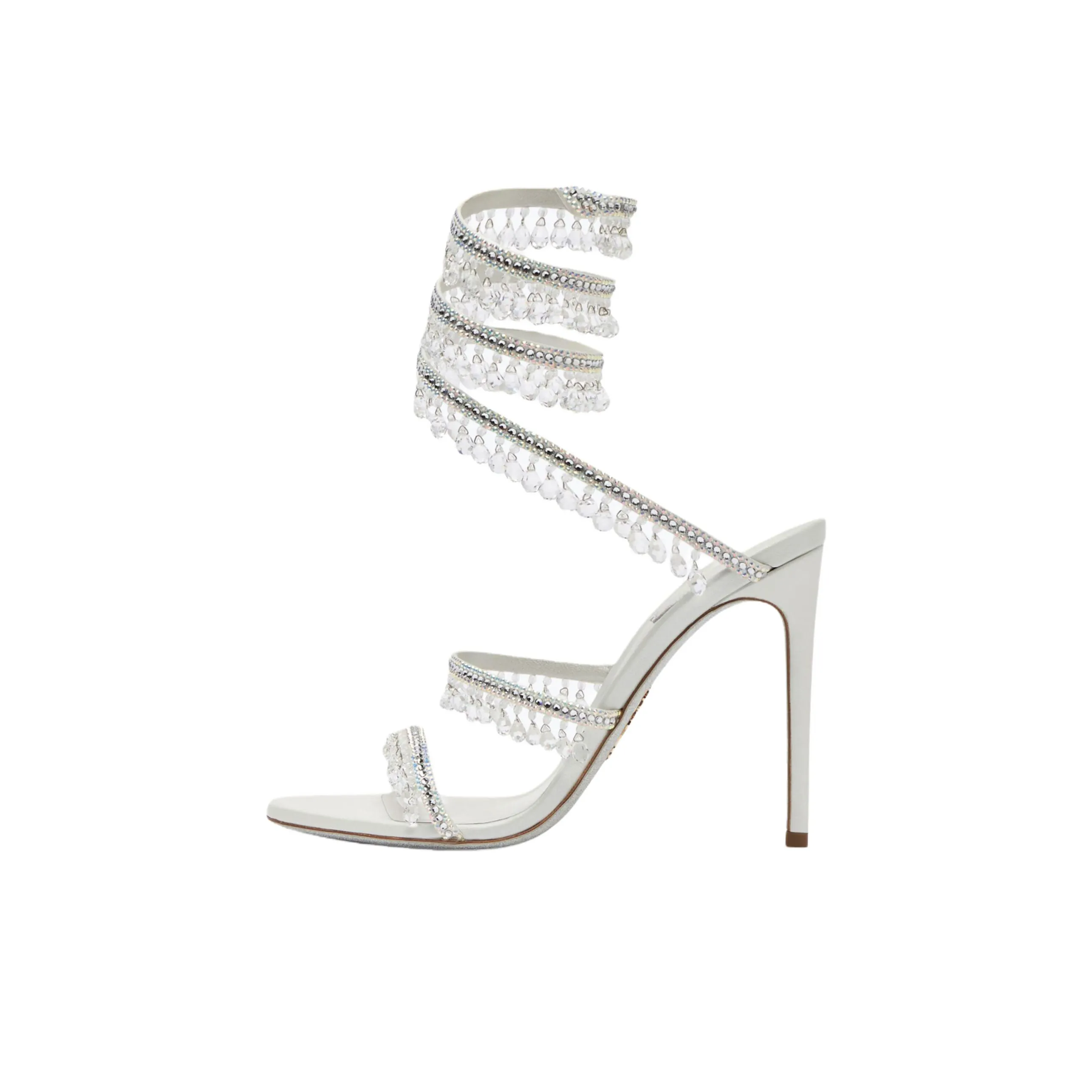 RENE CAOVILLA Cleo One Strap Sandals Women's White