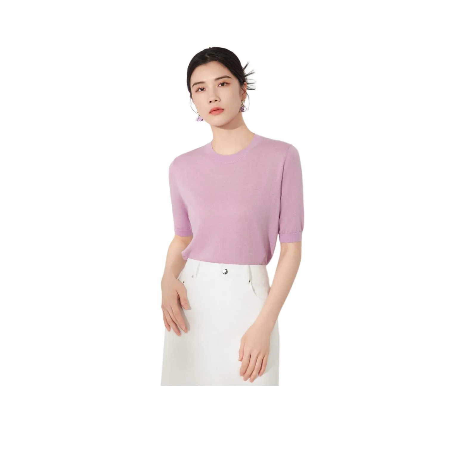 BBLLUUEE Sweater Women's Primrose Pink