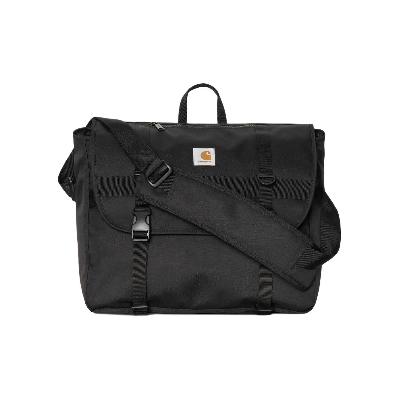 Carhartt WIP Jake Полиэстер Курьерская сумка Сумка через плечо Стандартная Унисекс Черная