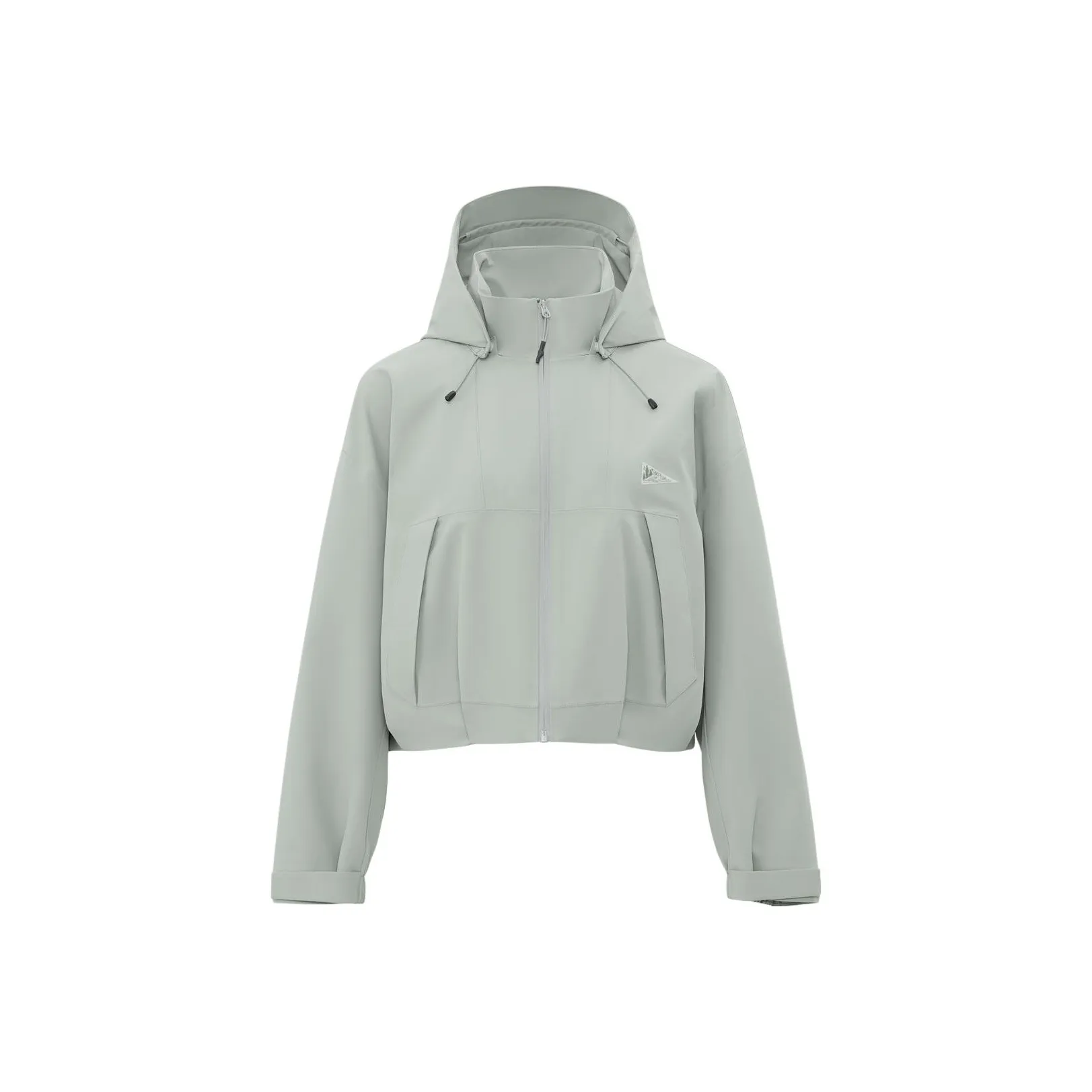 SNOW FLYING Cropped Spring Fall Windbreaker Jacket Women's