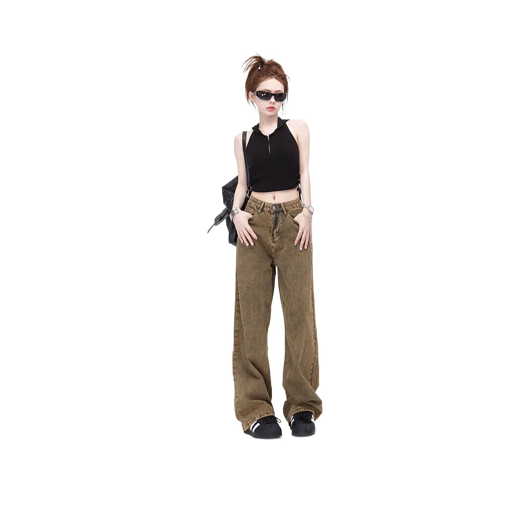 Jenna Chun Jeans Women's Dark Brown