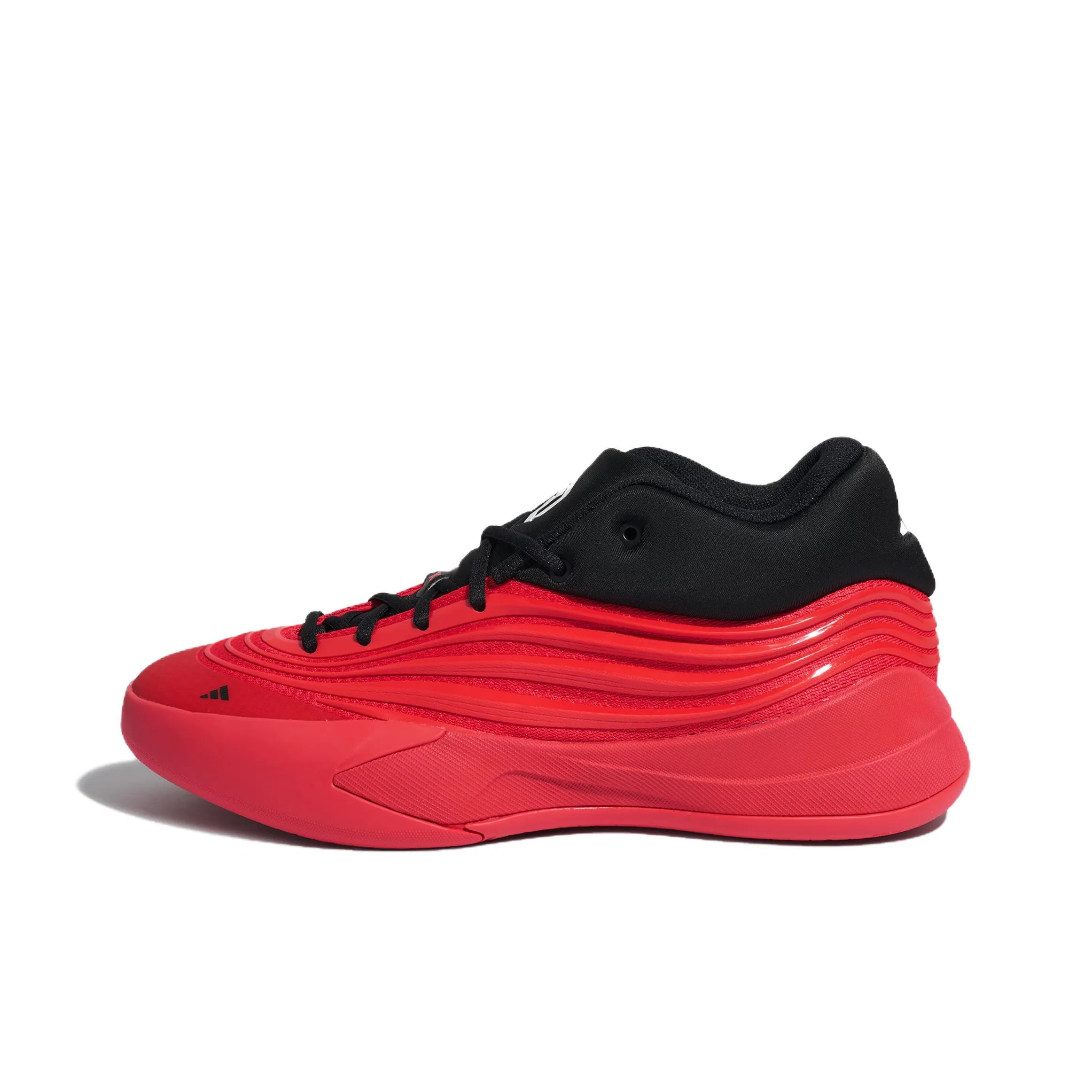 Adidas Dame 10 Slip Устойчивый к истиранию Низкий Топ Баскетбольные кроссовки Мужской Красный