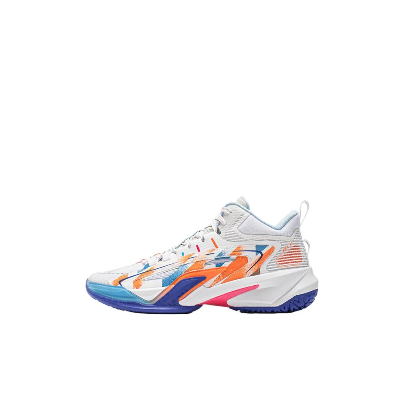 LINING YOUNG Детские баскетбольные кроссовки Белые Подростки