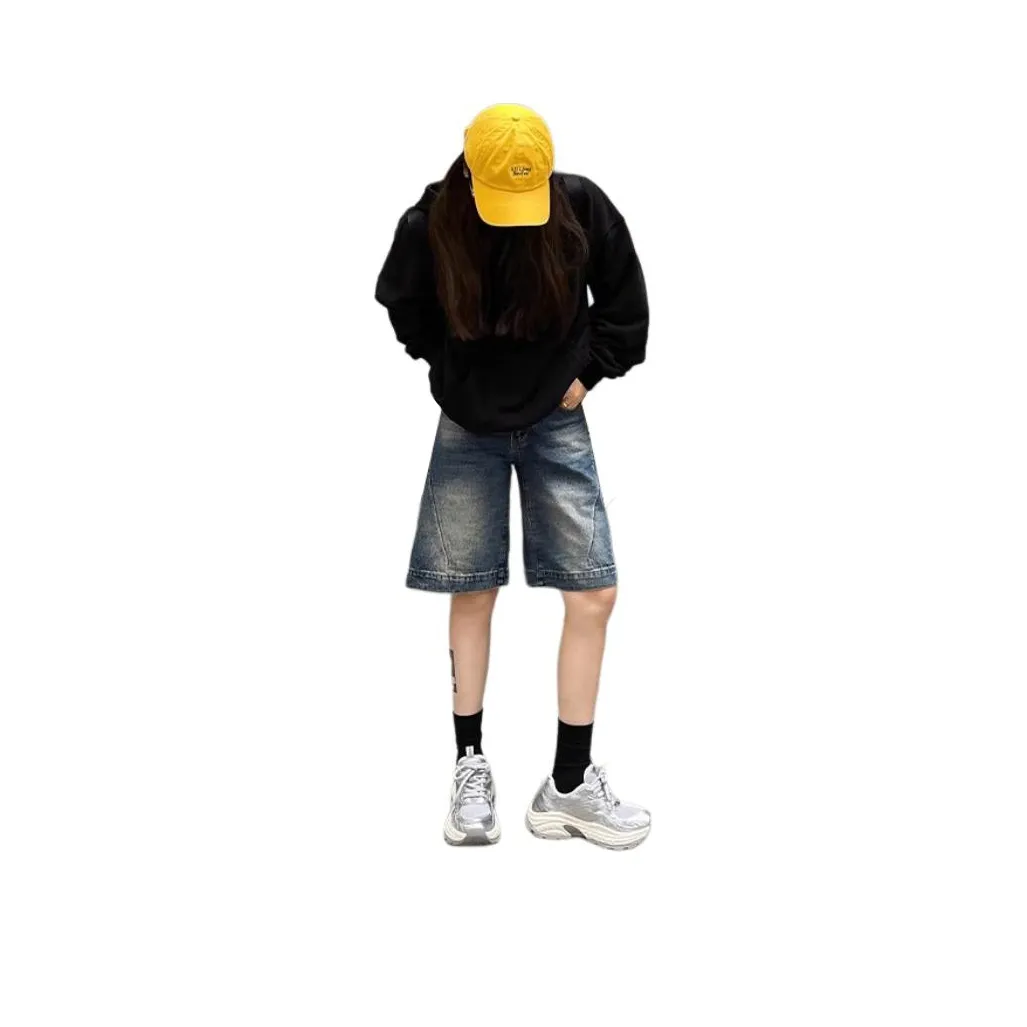 YEARNED Синие Женские Джинсовые Шорты