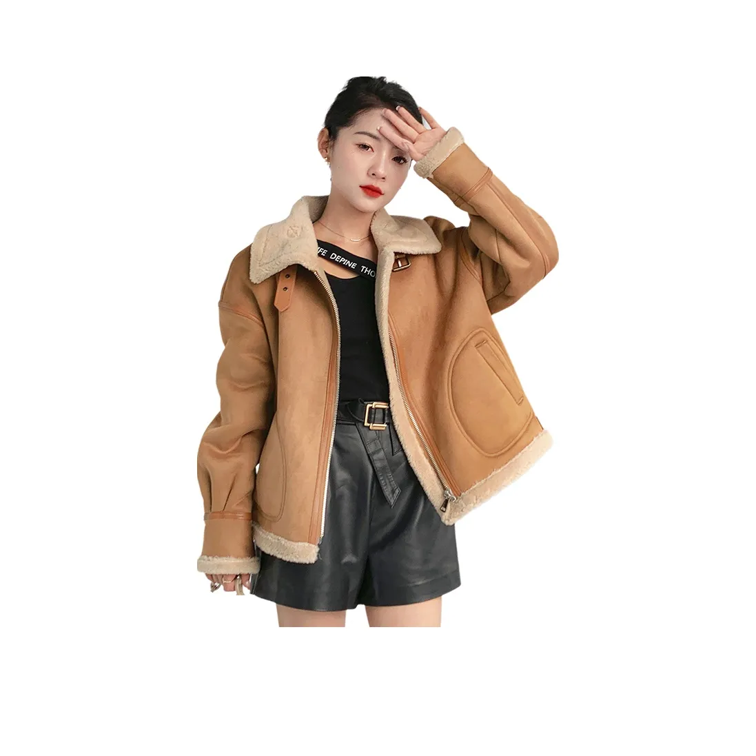 KAISER Верблюжий Женские меховые изделия