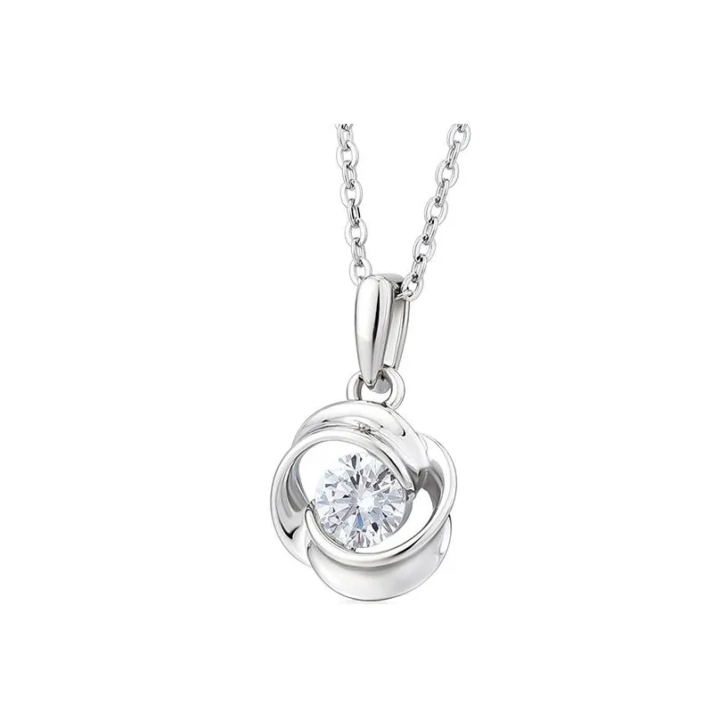 KADER S925/S999/18K Gold Necklaces Women's Silver White, Box Good Luck For Mother