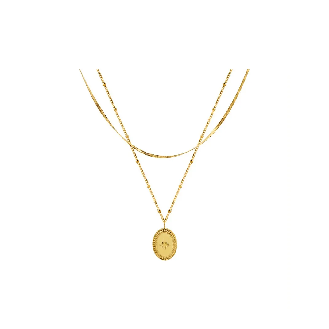 OQD Титановая сталь Ожерелье Женское