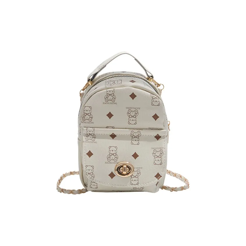 Kwq ПУ (полиуретан) Рюкзак Женские Экрю Светло-розовый Светло-коричневый Кофе