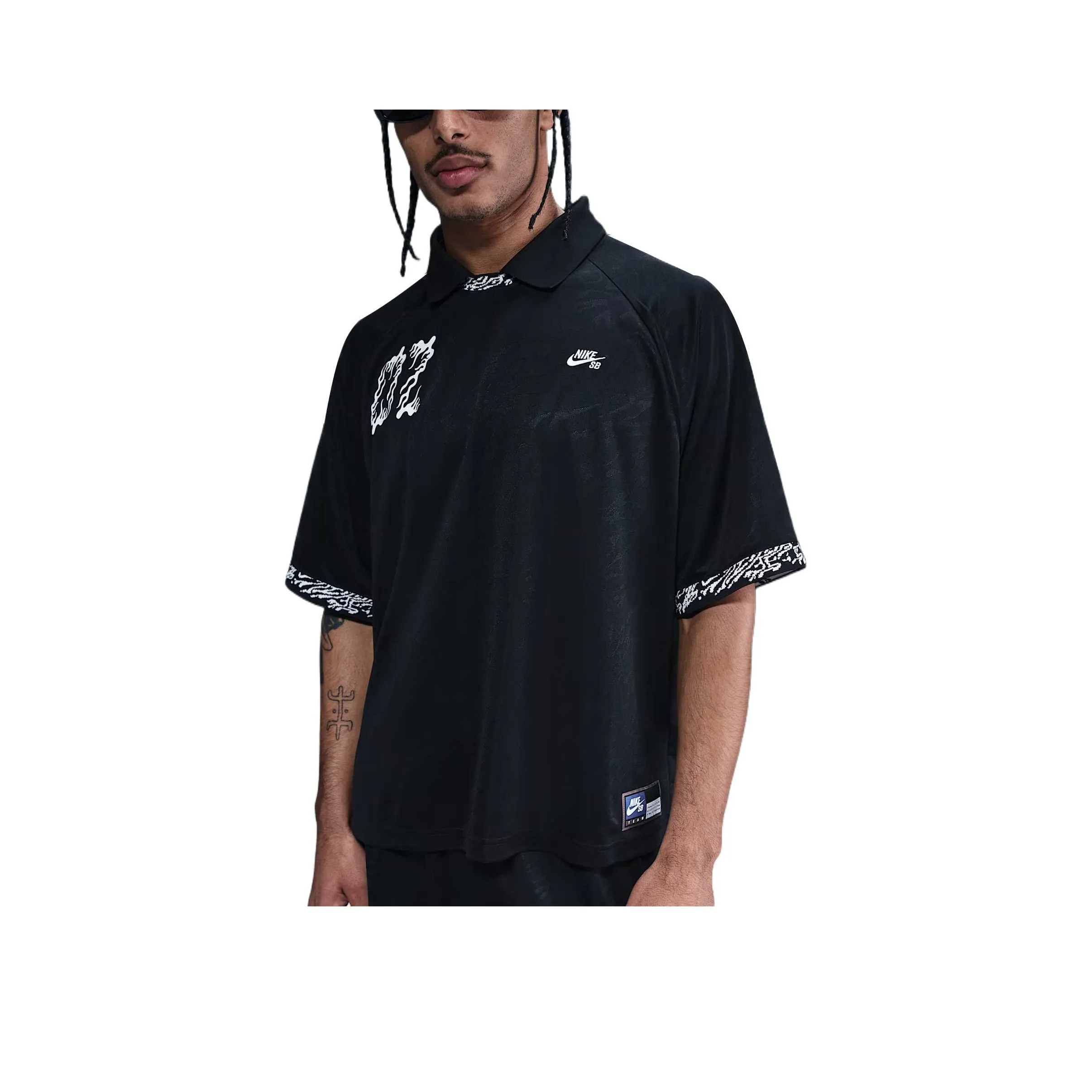 Мужское поло Nike Dri Fit черное