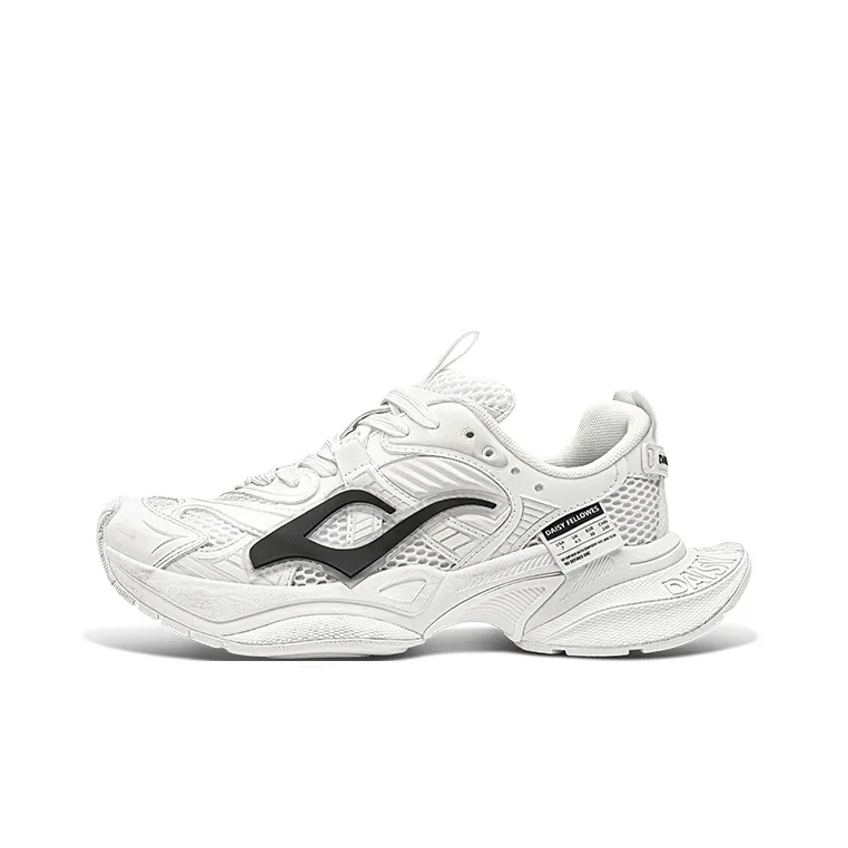 DAISY FELLOWES Серия Nirvana Толстая подошва Низкий топ Белый Унисекс