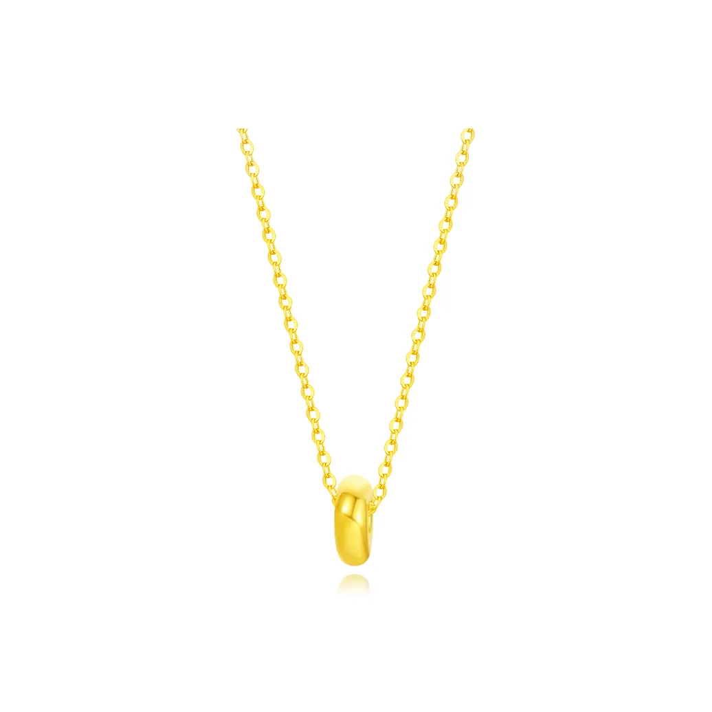 Fortune Gold Box Necklaces Unisex