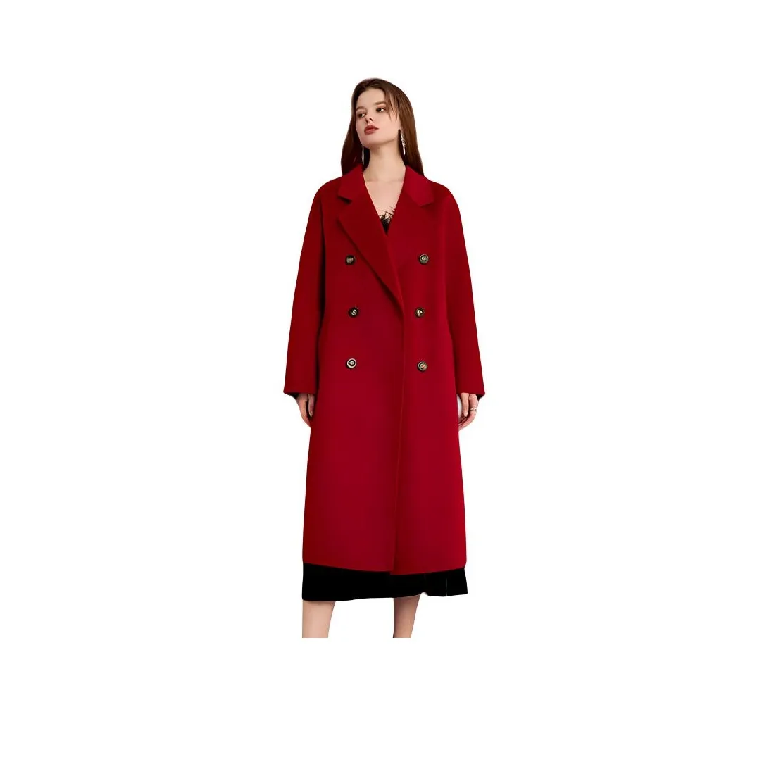 DPLAY Винтажное красное женское пальто