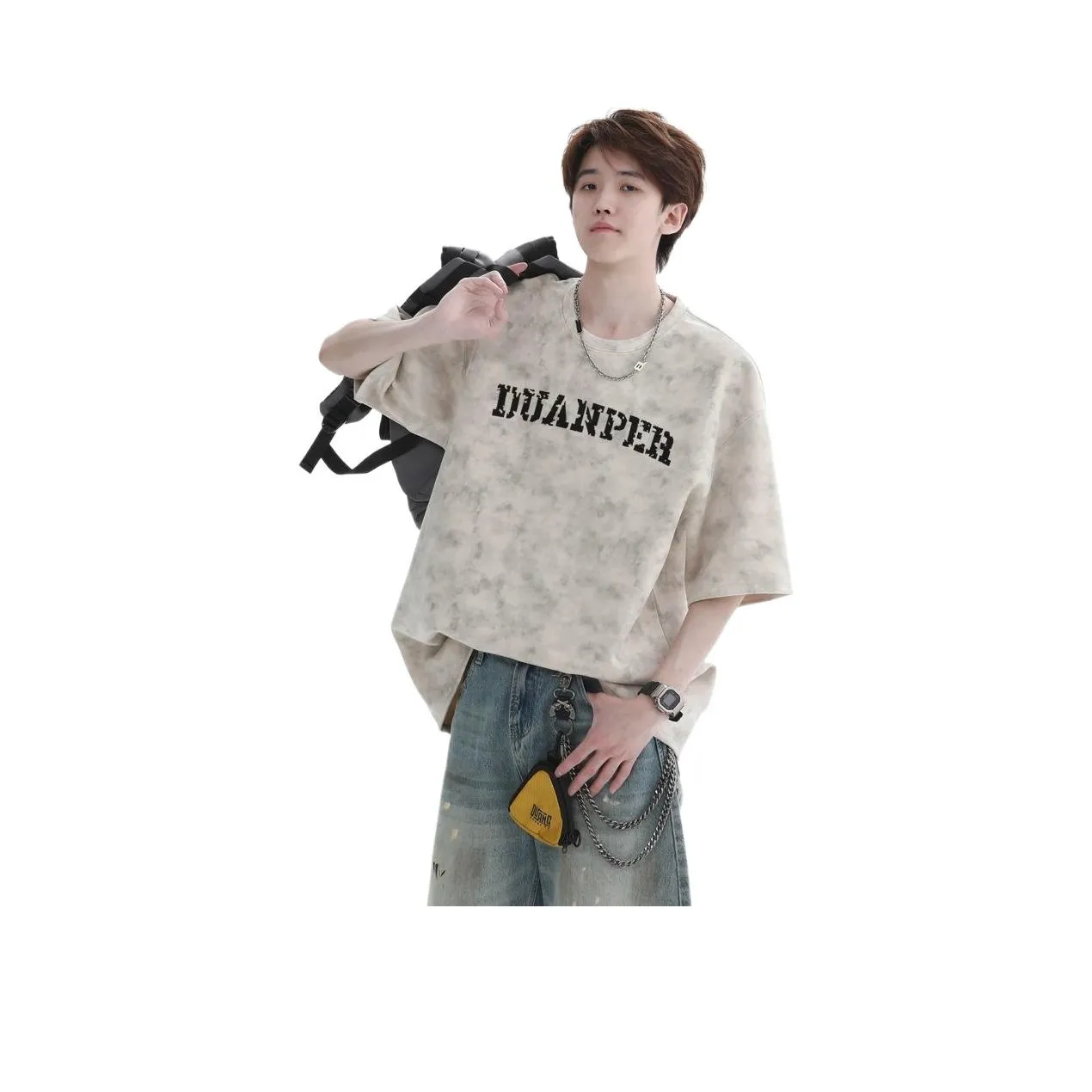 GUYANLIEHUO Мужские футболки с коротким рукавом