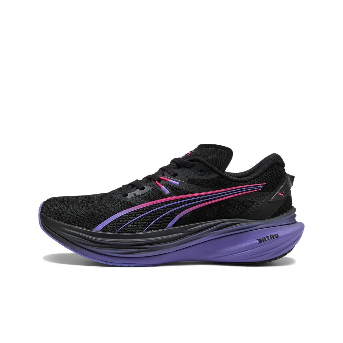 PUMA Deviate NITRO 3 Износостойкие Низкие Беговые Кроссовки Мужские Черные