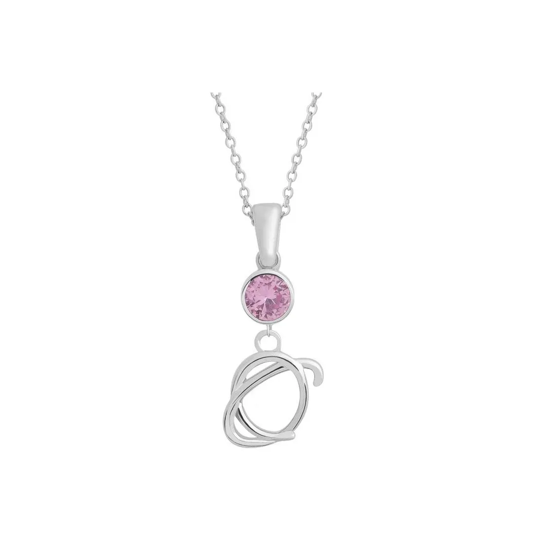 ARTE Crystal 925 Sterling Silver Necklaces Women's Silver