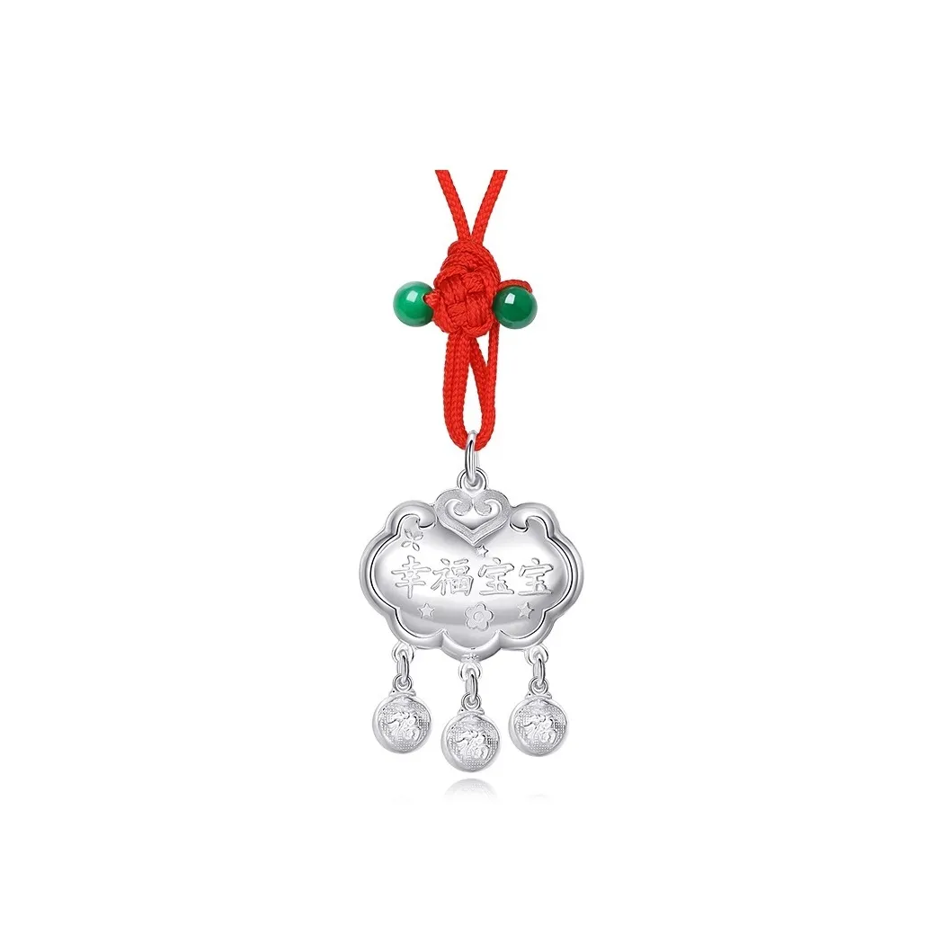 MIAOYINGE Sterling Silver 999 Necklaces Kids'
