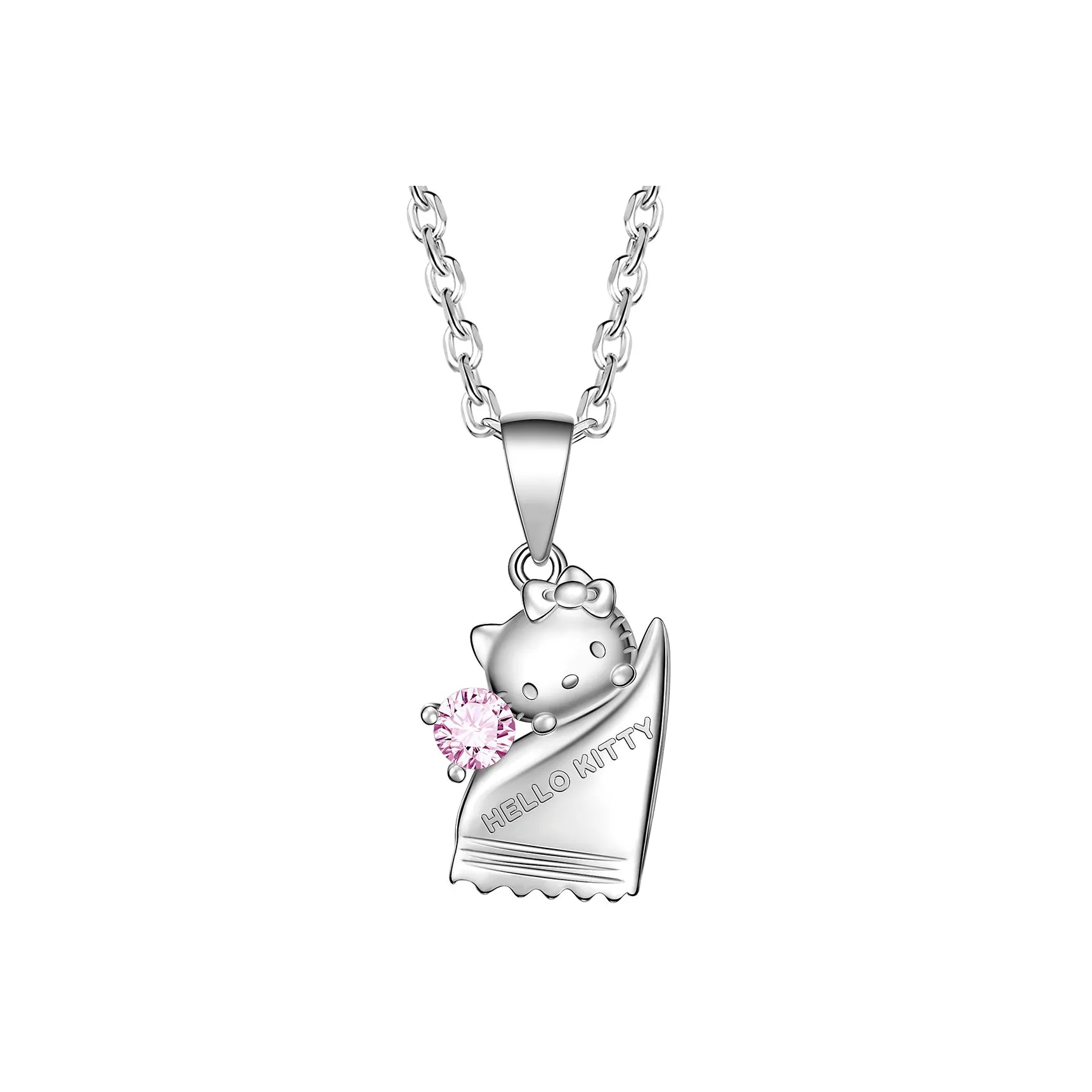 TIDECOLOR Hello Kitty S925 Silver Sterling Silver Necklace Women's