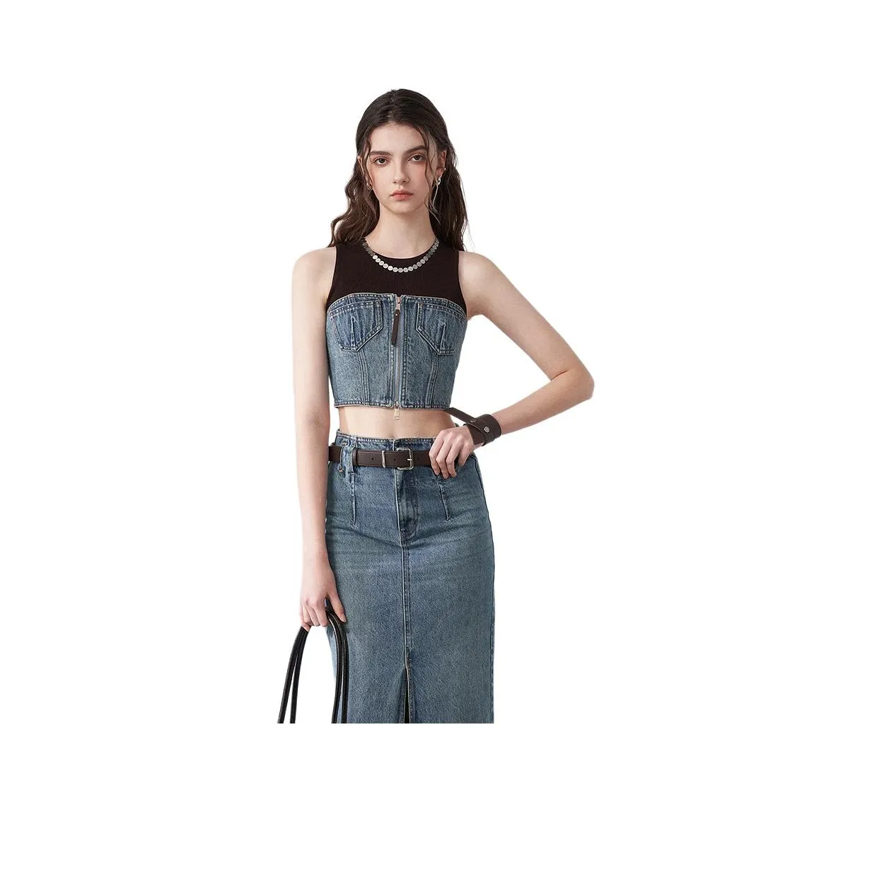 JORYAweekend Шоколадно-коричневые Женские Майки