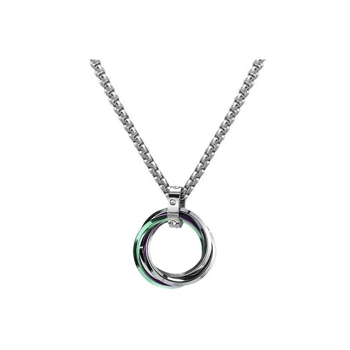 MGS Титановая сталь Ожерелье Унисекс