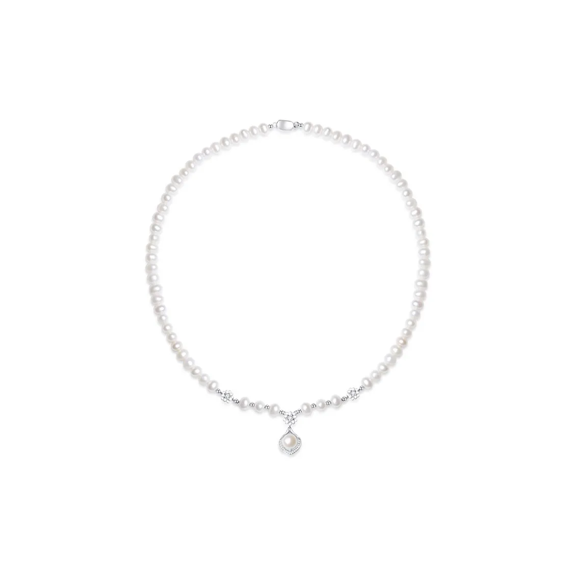 ZHOUBAIFU Pearl Necklaces Unisex