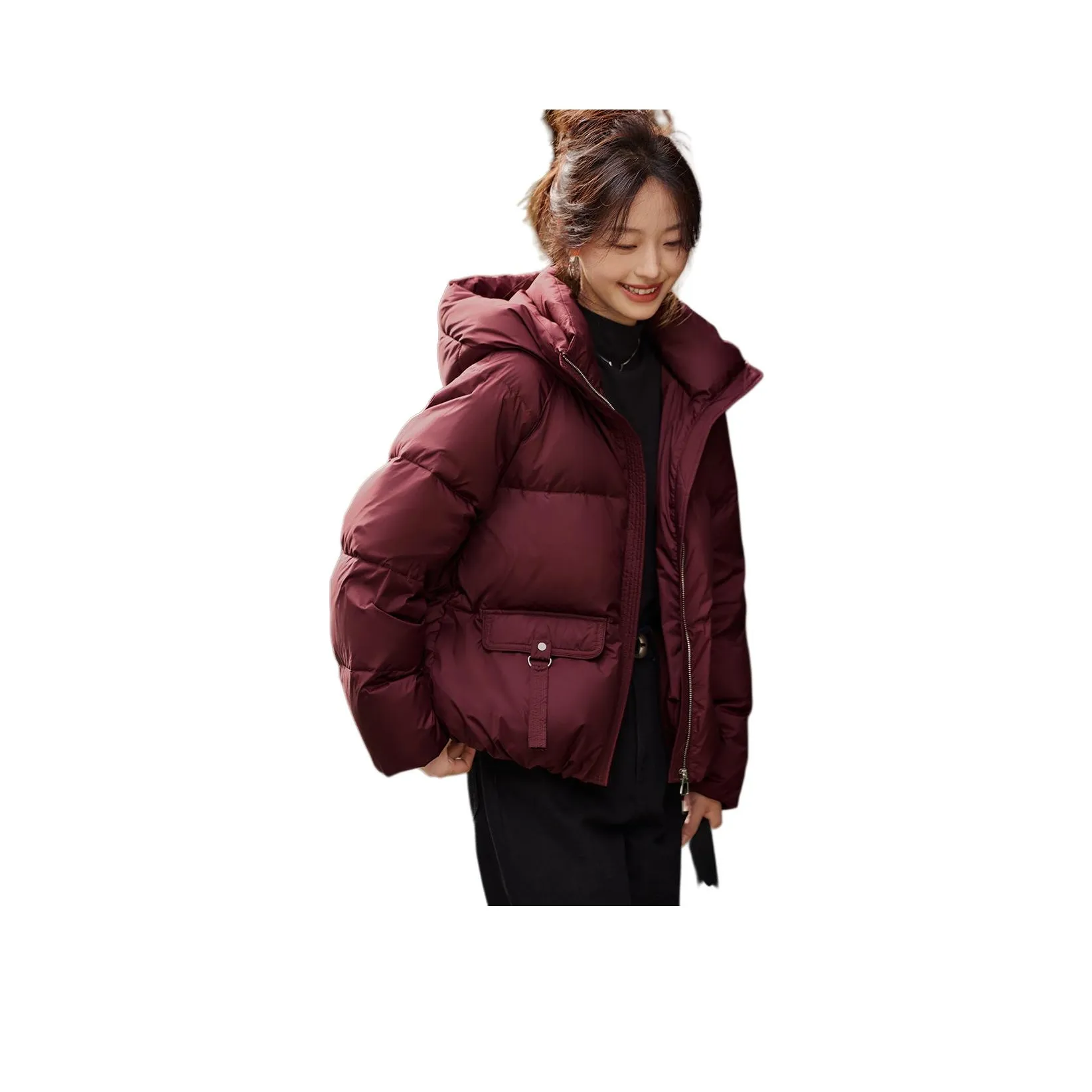 Mo Han Yi Mei Down Jacket Women's Burgundy