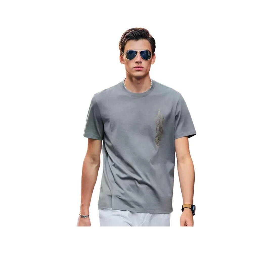 Mr.Bu Рудный Серый Мужская T-Рубашка