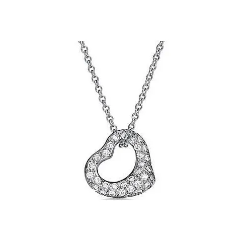 TIFFANY & CO. Elsa Peretti® Platinum 950 Necklaces Women's Silver