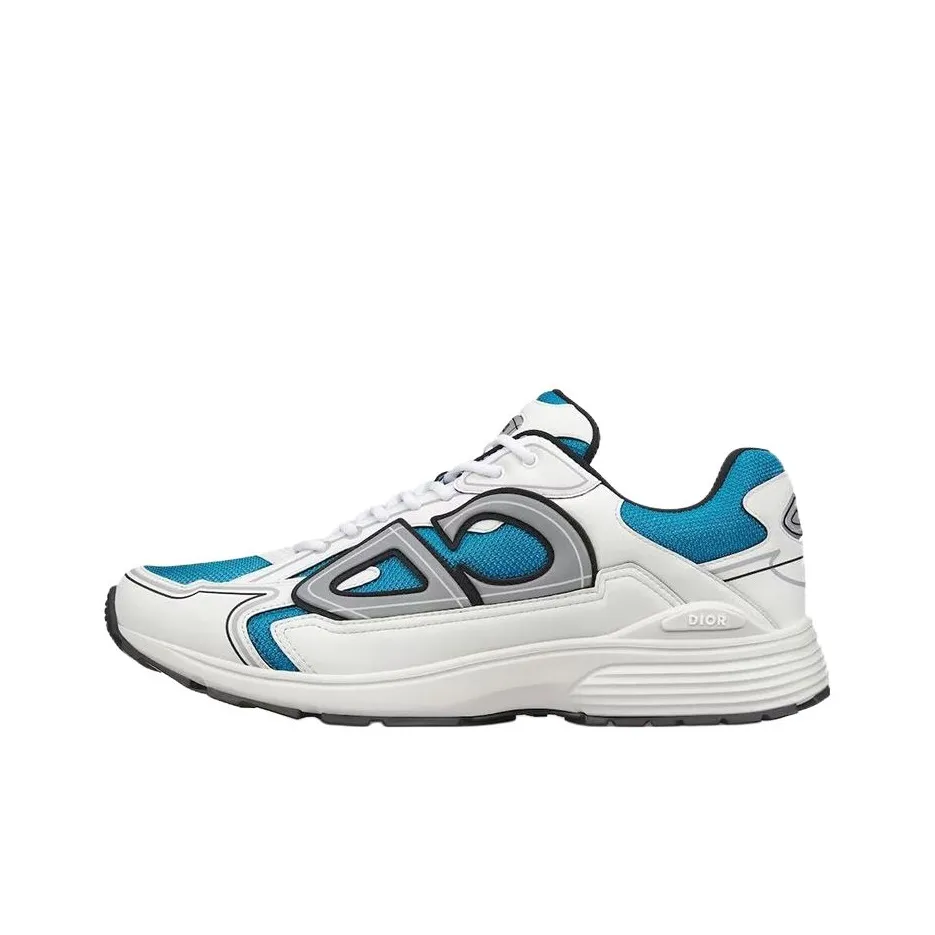 DIOR B30 Blue Mesh White Technical Fabric