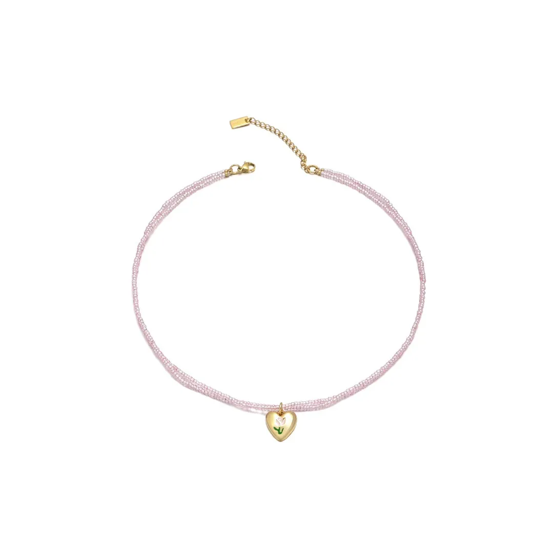 ROAELOVE Титановая сталь Масляный капельный кулон Женские ожерелья